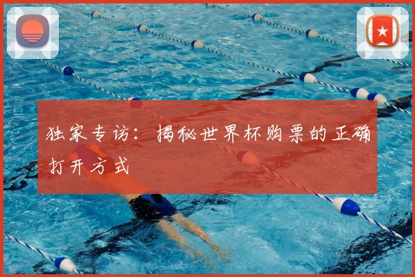 独家专访：揭秘世界杯购票的正确打开方式